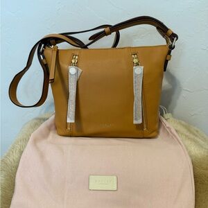 Radley London Tan Leather Crossbody Bag